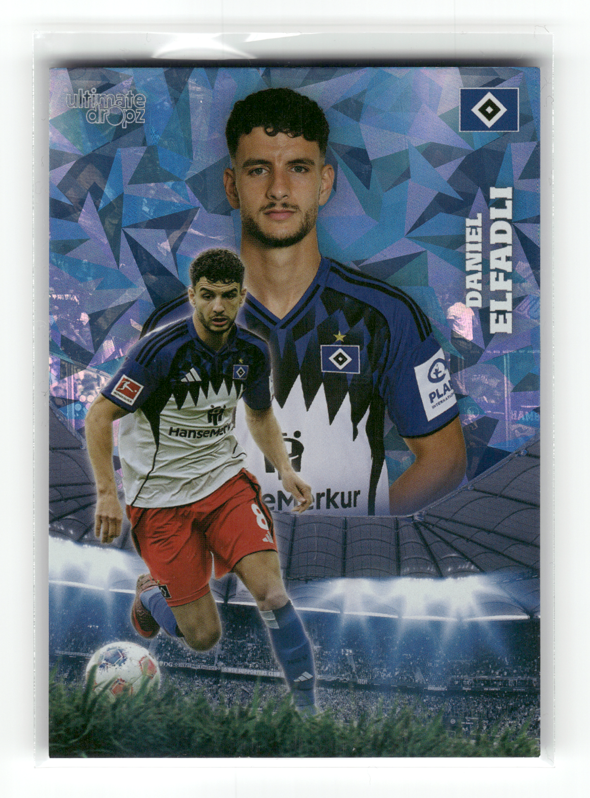 Fußball Daniel Elfadli - 2025 Ultimate Dropz - Hamburger SV Trading Card Original