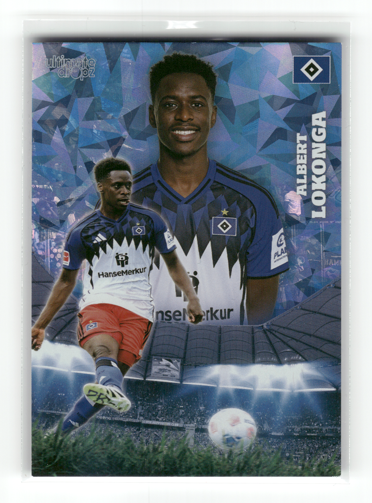 Fußball Albert Lokonga - 2025 Ultimate Dropz HSV - Hamburger SV Trading Card Original