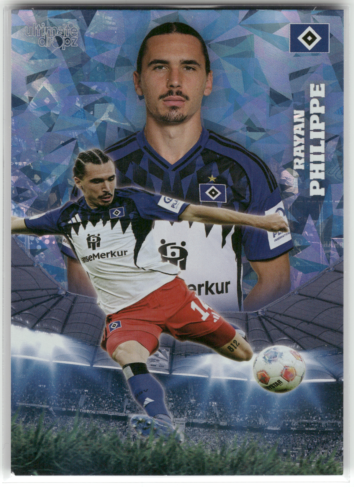 Fußball Rayan Philippe - 2025 Ultimate Dropz HSV - Hamburger SV Trading Card Original