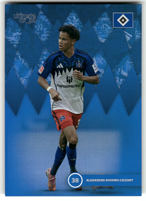 Fußball Alexander Rossing-Lelesiit - 2025 Ultimate Dropz HSV - Hamburger SV #38 Trading Card Original