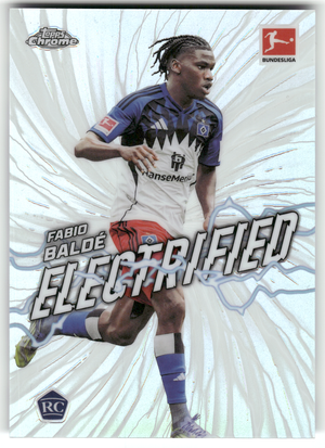 Fußball Fabio Baldé Rookie - 2025-26 Topps Chrome Bundesliga - Hamburger SV #EL-8 Trading Card Original