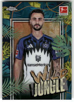 Fußball Fábio Vieira - 2025-26 Topps Chrome Bundesliga - Hamburger SV #WJ-12 Trading Card Original