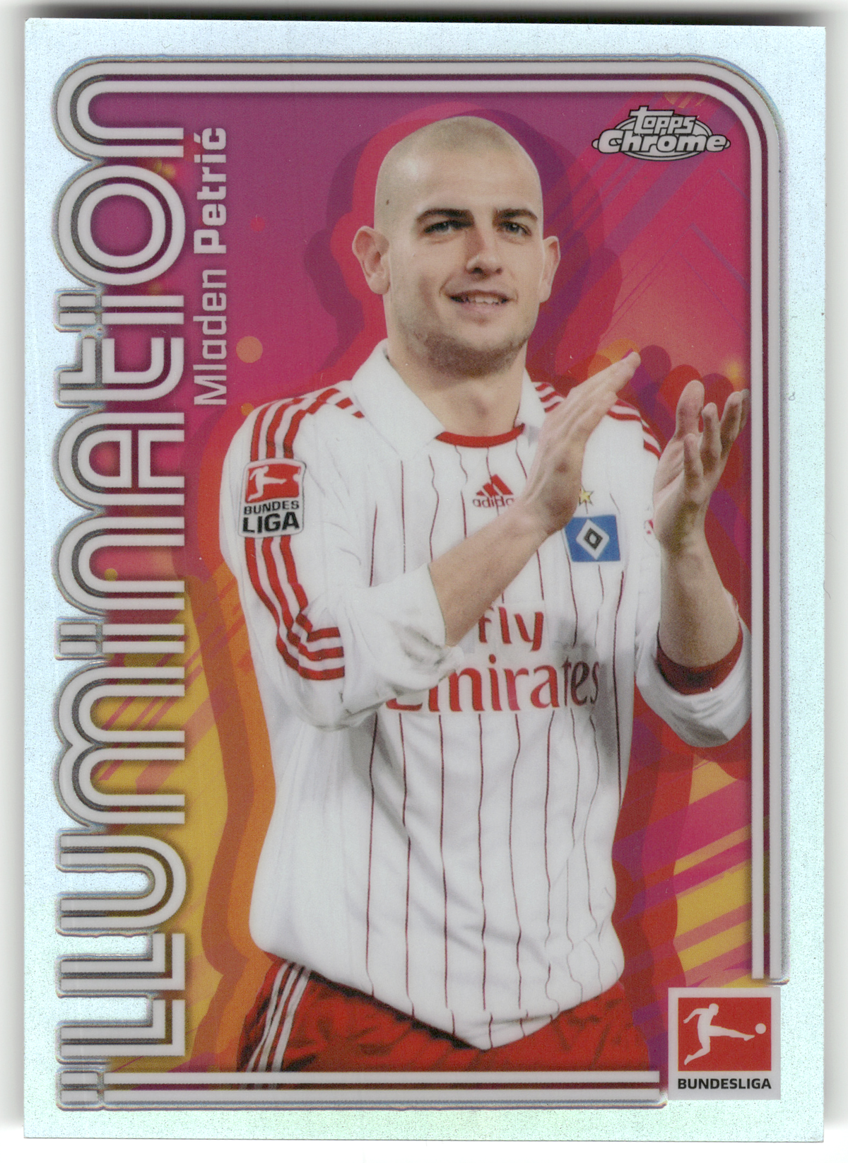 Fußball Mladen Petrić - 2026 Topps Chrome Bundesliga - Hamburger SV #ILU-20 Trading Card Original