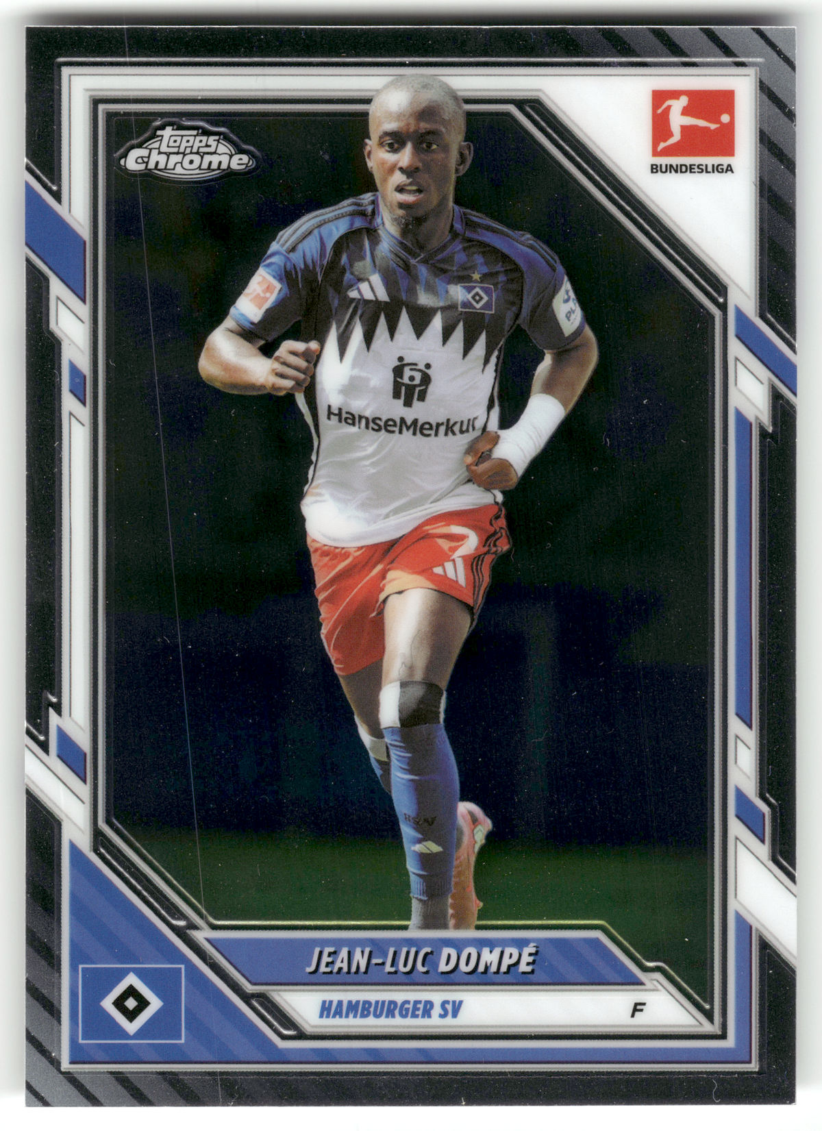 Fußball Jean-Luc Dompé - 2025-26 Topps Chrome Bundesliga - Hamburger SV #38 Trading Card Original