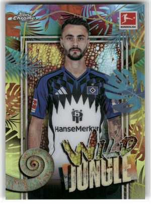 Fußball Fábio Vieira - 2025-26 Topps Chrome Bundesliga - Wild Jungle Snake - Hamburger SV #WJ-12 Trading Card Original