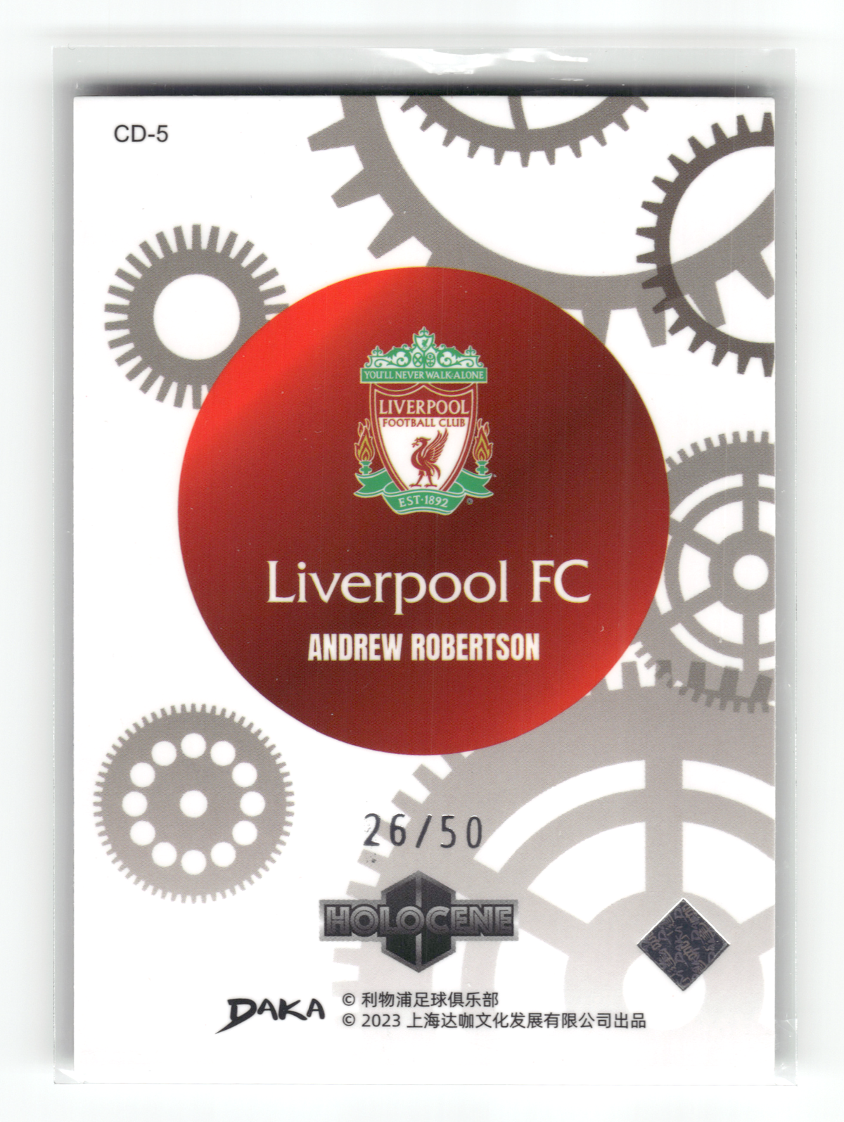 Fußball Naby Keïta - 2023 Holocene Liverpool FC - Silver /50 - Liverpool FC #CD-5 Trading Card Original