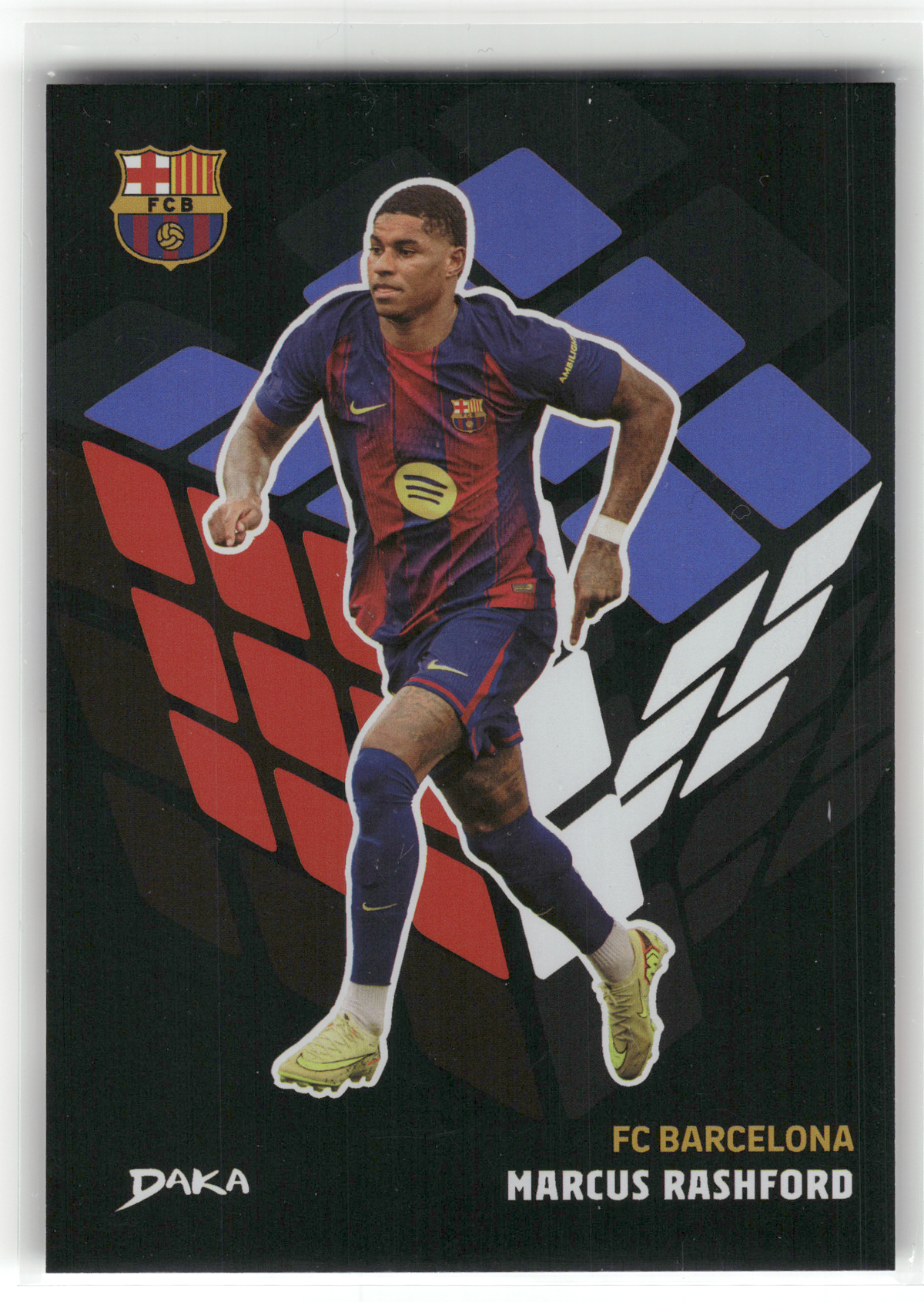Fußball Marcus Rashford - 2025 Daka FC Barcelona - /175 - FC Barcelona #GC-3 Trading Card Original