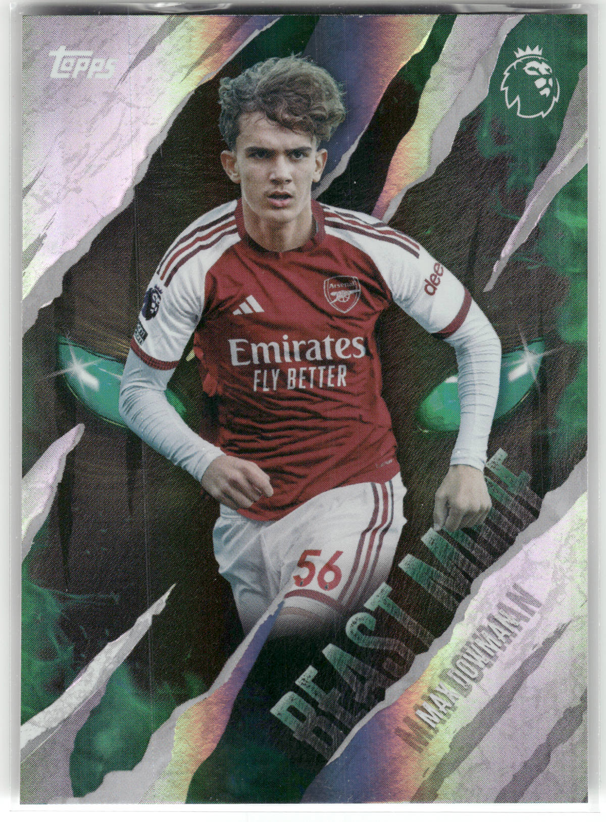 Fußball Max Dowman - 2026-27 Topps Premier League Beast Mode - Beastr Mode - Arsenal #BM 1 Trading Card Original