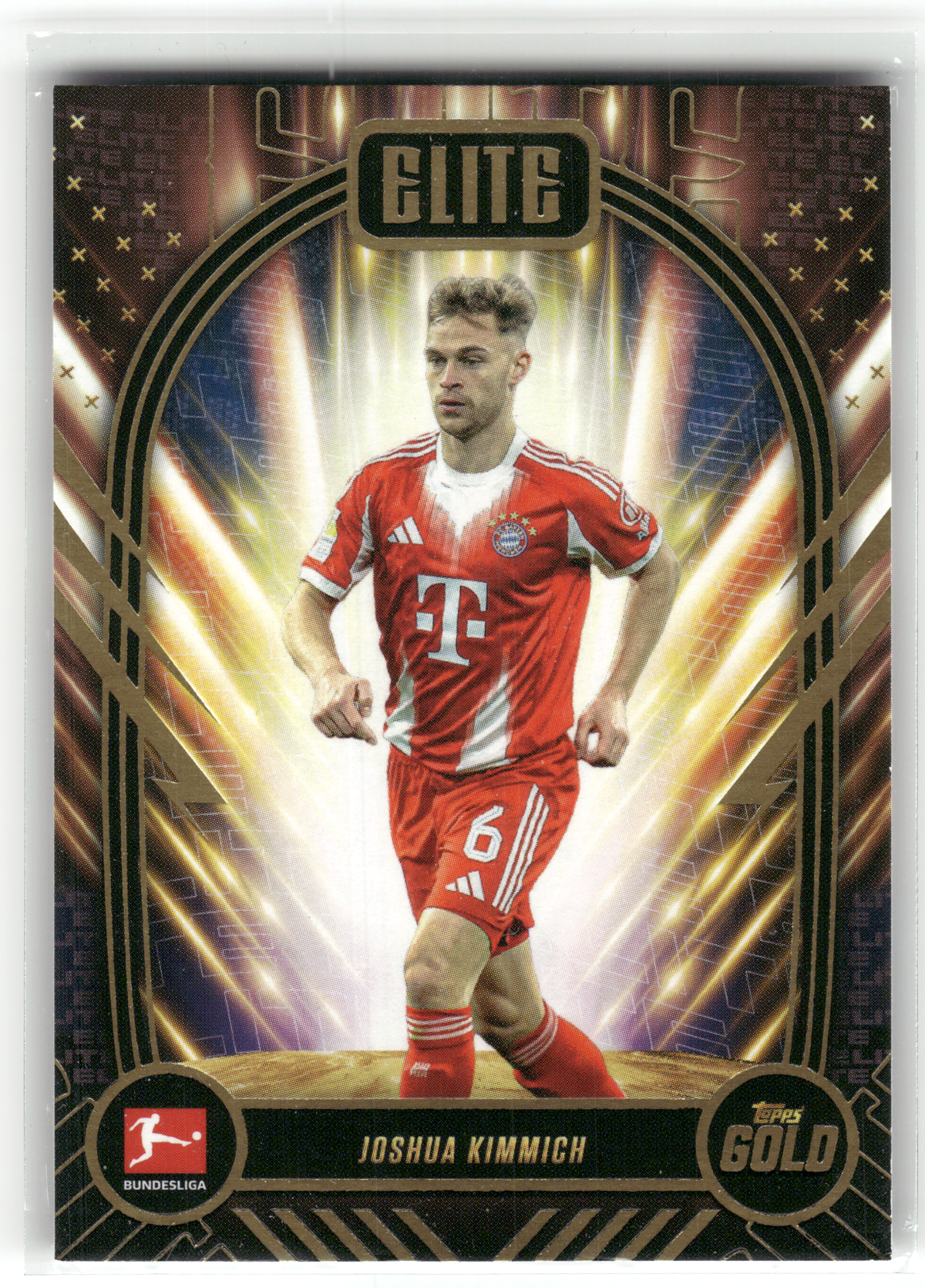 Fußball Joshua Kimmich - 2025-26 Topps Gold Bundesliga Elite - FC Bayern München Trading Card Original