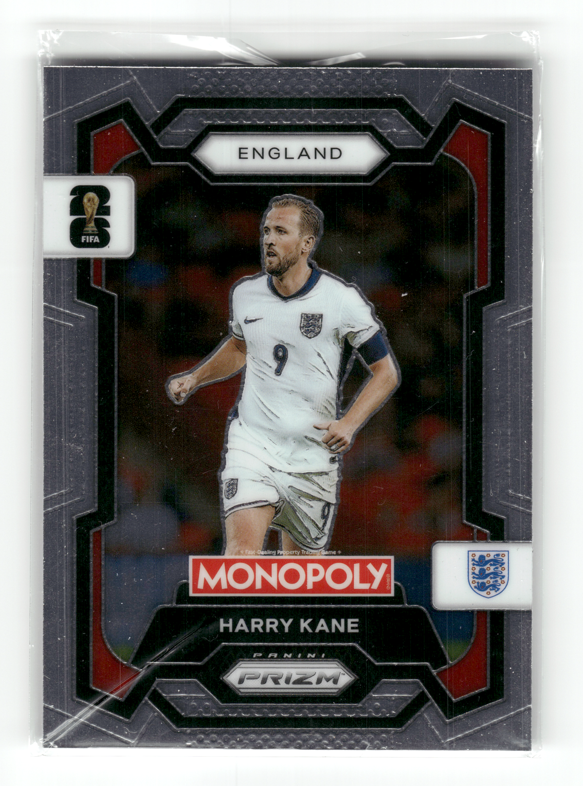 Fußball Harry Kane - 2026 Panini Monopoly Prizm FIFA World Cup 26 - England #22 Trading Card Original