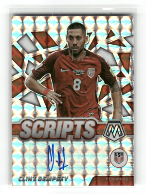 Fußball Clint Dempsey - 2021-22 Panini Mosaic FIFA Road to World Cup - Scripts Auto Prizm - United States #S-CD Trading Card Original