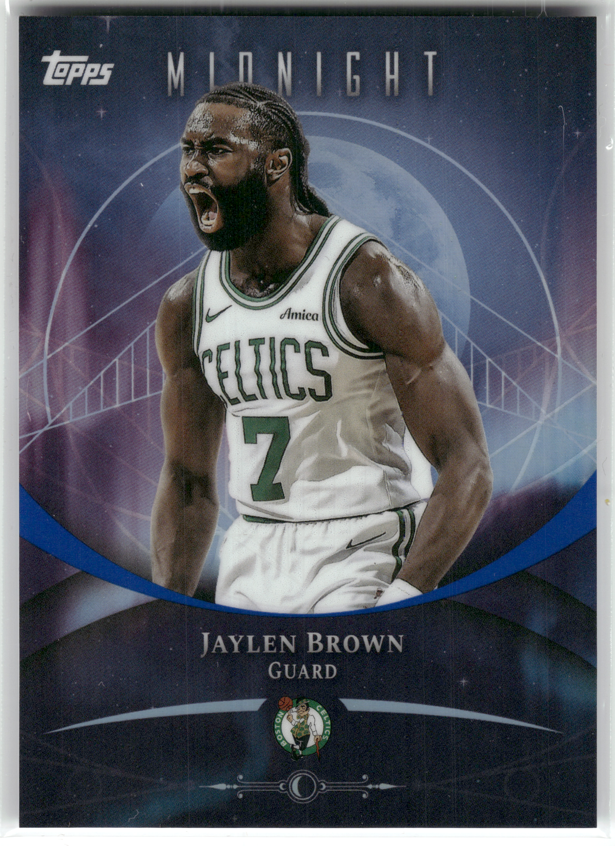 Basketball NBA Jaylen Brown - 2024-25 Topps Midnight - Boston Celtics #2 Trading Card Original