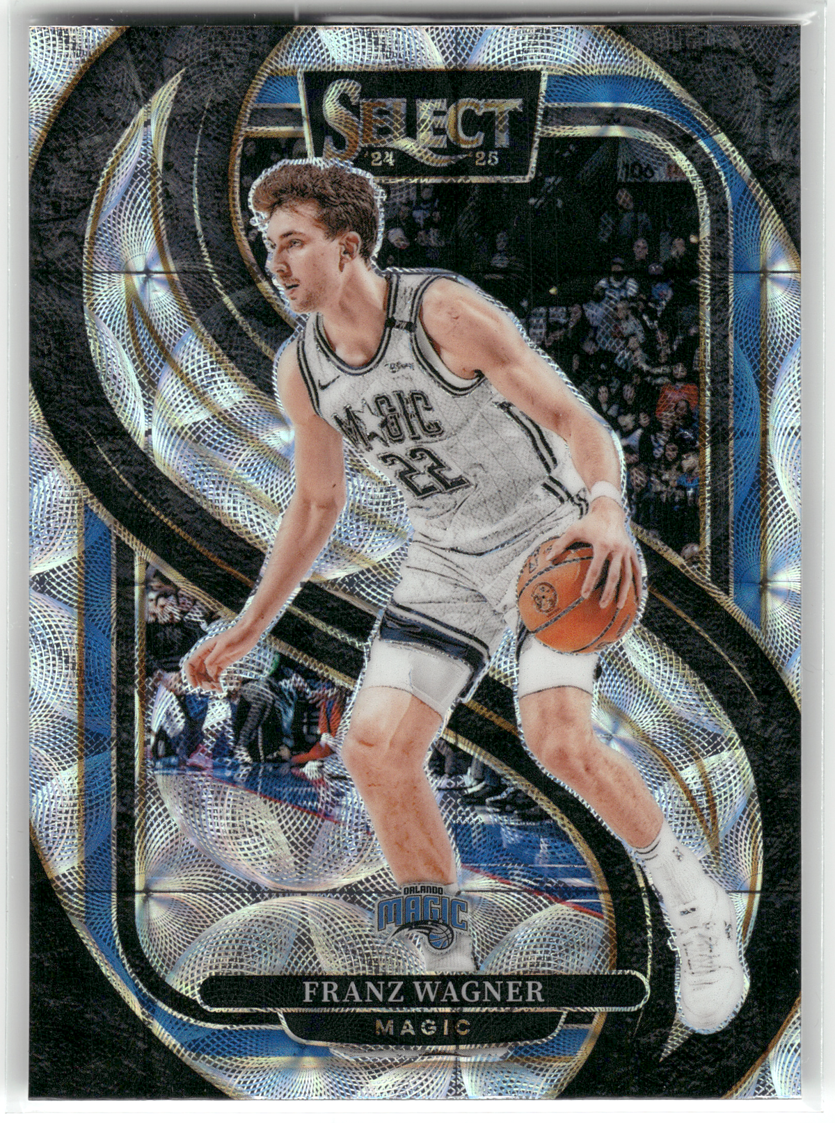 Basketball NBA Franz Wagner - 2024-25 Panini Select Basketball - Scope Prizm - Orlando Magic #157 Trading Card Original