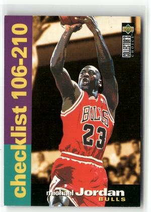 Basketball NBA Michael Jordan - 1995-96 Upper Deck Collector's Choice - Chicago Bulls #210 Trading Card Original
