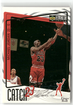 Basketball NBA Michael Jordan - 1997 Upper Deck Collector's Choice - Chicago Bulls #187 Trading Card Original