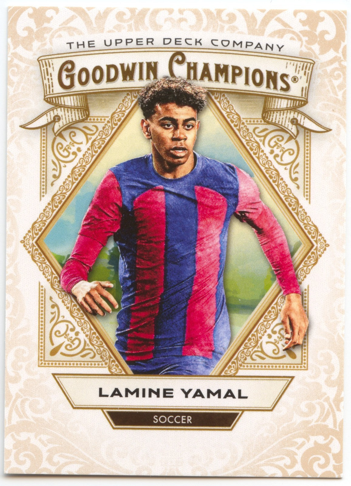 Lamine Yamal 2025 Upper Deck Goodwin Champions #19 FC Barcelona