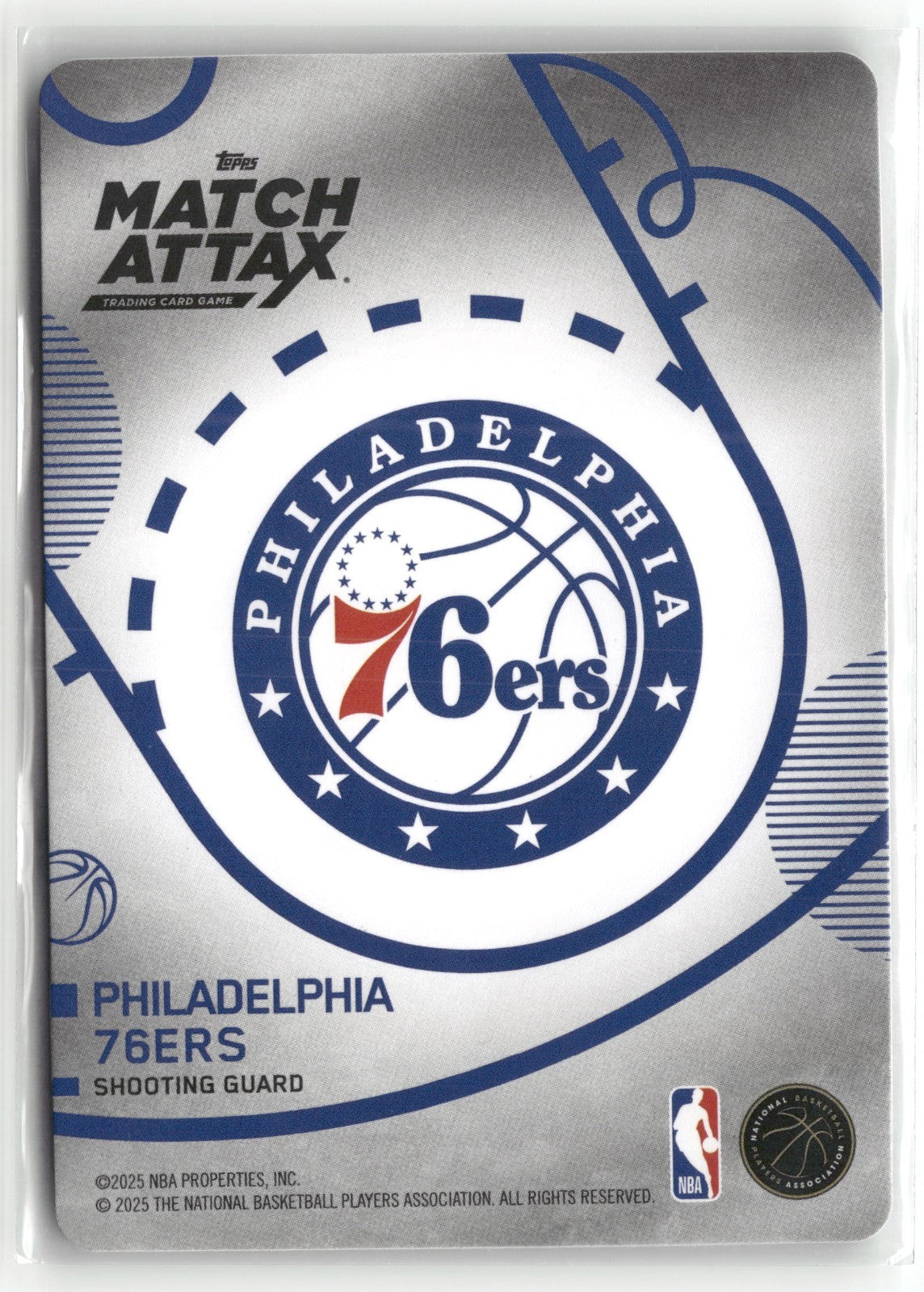 VJ Edgecombe 2025-26 Topps Match Attax NBA Hot Prospects