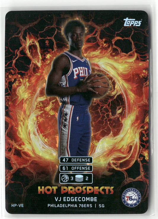 VJ Edgecombe 2025-26 Topps Match Attax NBA Hot Prospects
