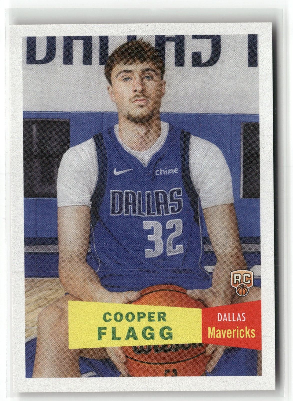 Cooper Flagg 2025-26 Topps Living Set #11 Dallas Mavericks Rookie