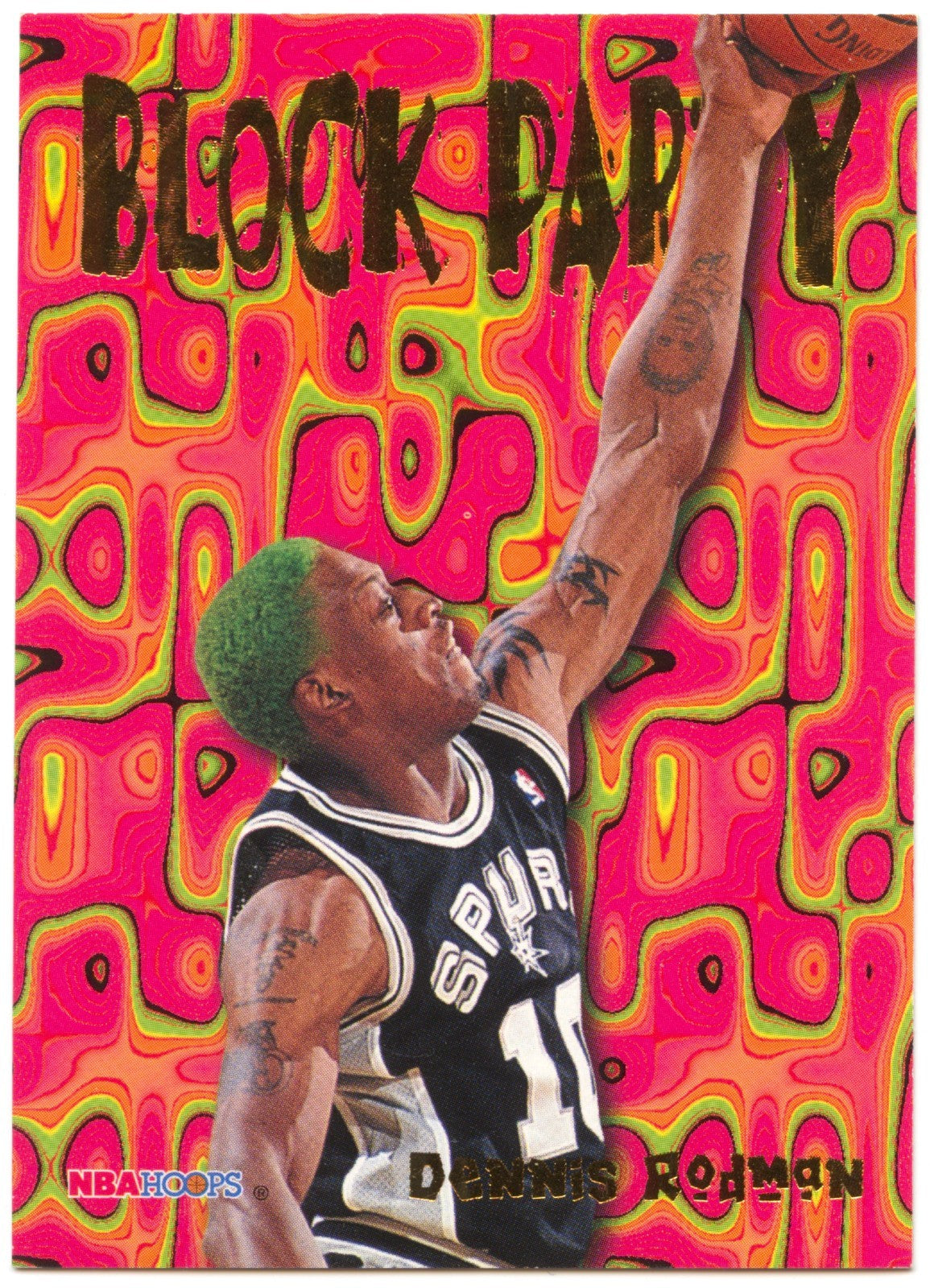 Dennis Rodman 1995-96 NBA HOOPS - Block Party #2