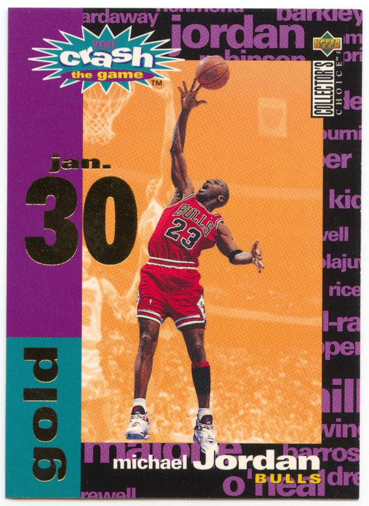 Michael Jordan 1995-96 Upper Deck Collector's Choice - Crash the Game #C1