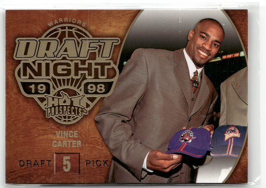 Vince Carter 2008-09 Fleer Hot Prospects #95 Draft Night - #/499