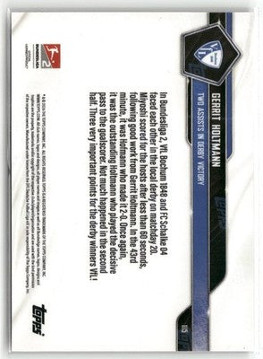2025-26 Topps Now Gerrit Holtmann Black /10 #115 1848