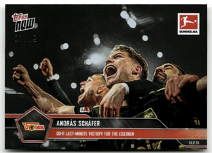 Fußball András Schäfer Topps Now Bundesliga 2025 #085 Black /10 1. FC Union Berlin Trading Card Original