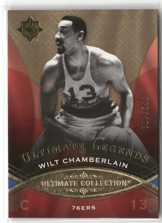 Basketball NBA Wilt Chamberlain 2008-09 Upper Deck Ultimate Collection Basketball #119 76ers Trading Card Original