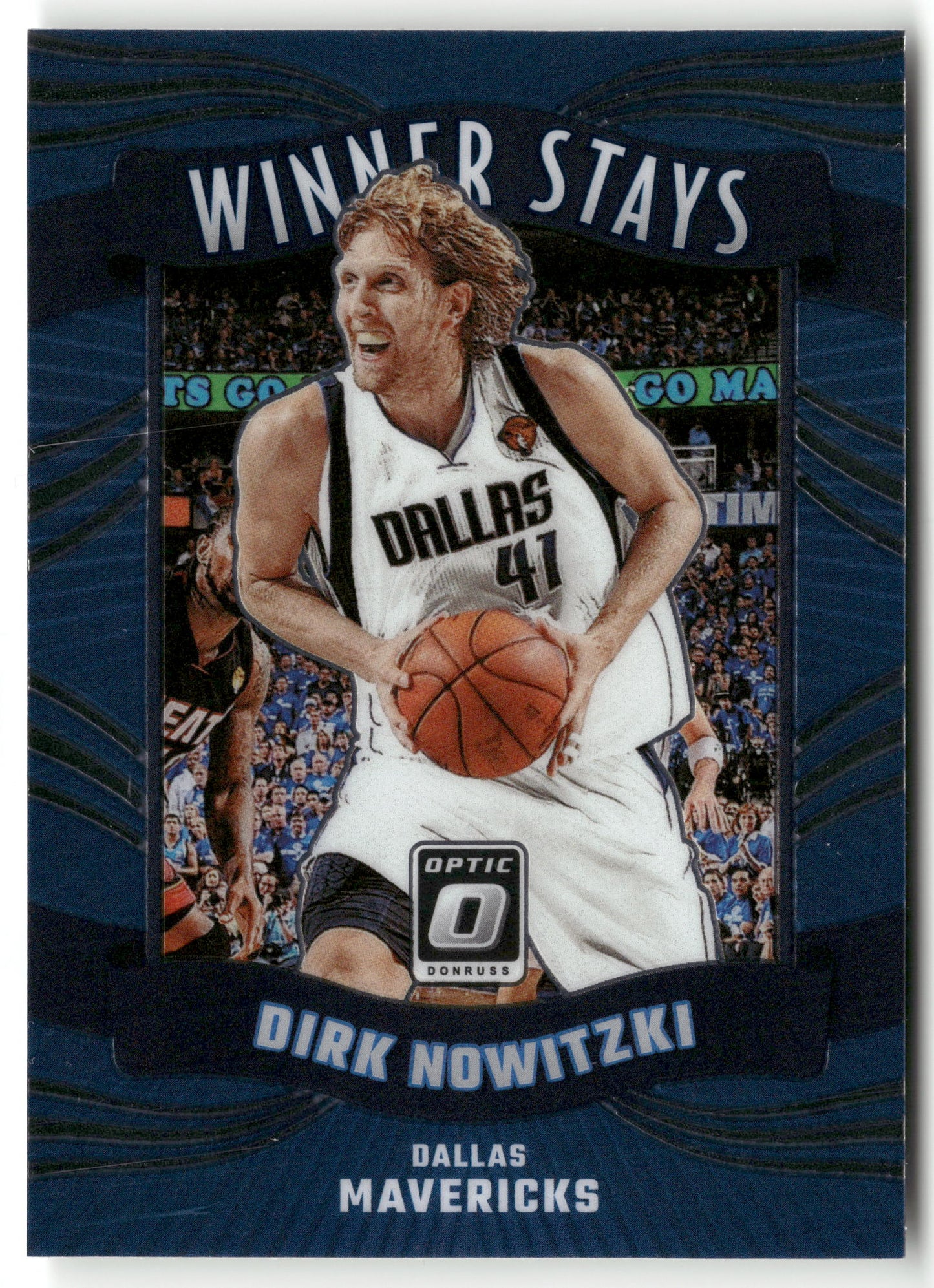 Basketball NBA Dirk Nowitzki 2023-24 Panini Donruss Optic Basketball #4 Winner Stays Dallas Mavericks Trading Card Original