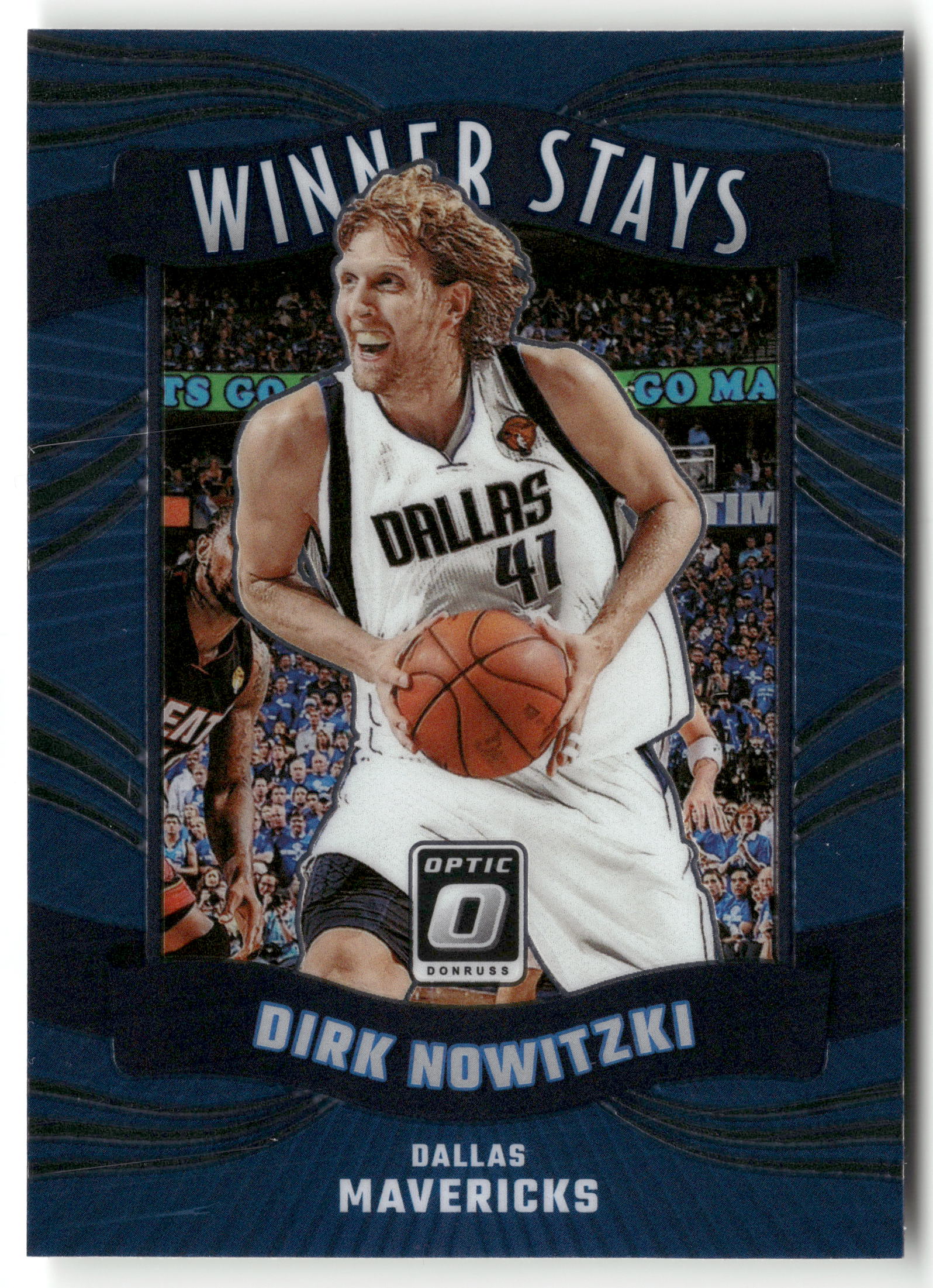 Basketball NBA Dirk Nowitzki 2023-24 Panini Donruss Optic Basketball #4 Winner Stays Dallas Mavericks Trading Card Original