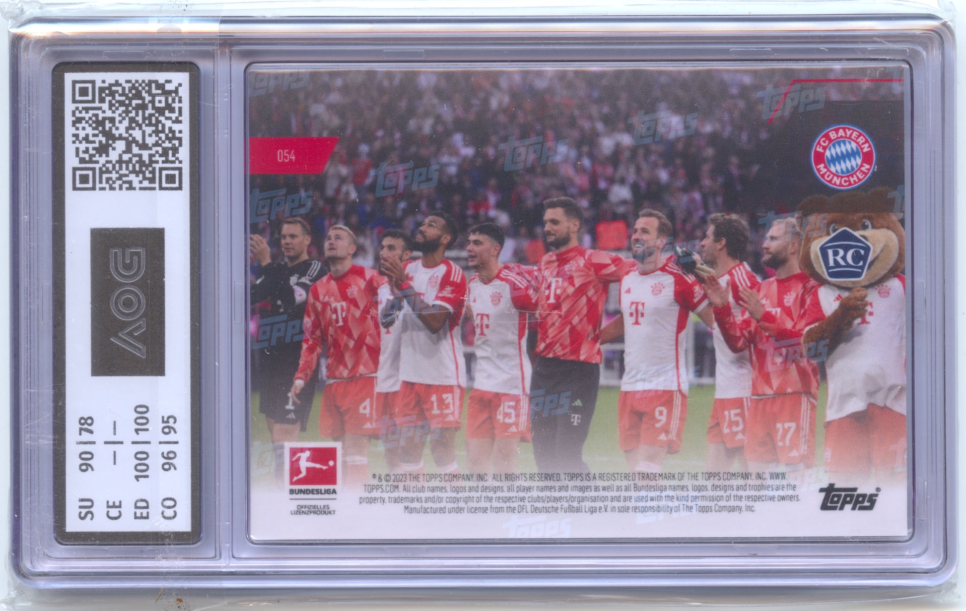 Fußball Aleksandar Pavlović 2023 Topps Now Bundesliga #054 FC Bayern München Rookie Card RC Trading Card Original