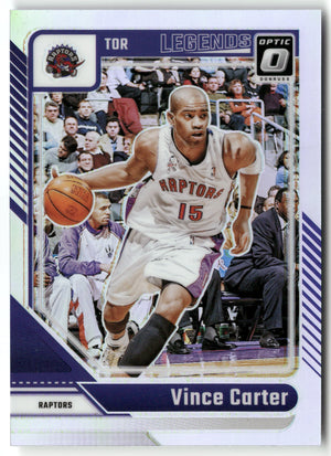 Basketball NBA Vince Carter 2024-25 Panini Donruss Optic Basketball #245 Silver Prizm Toronto Raptors Trading Card Original