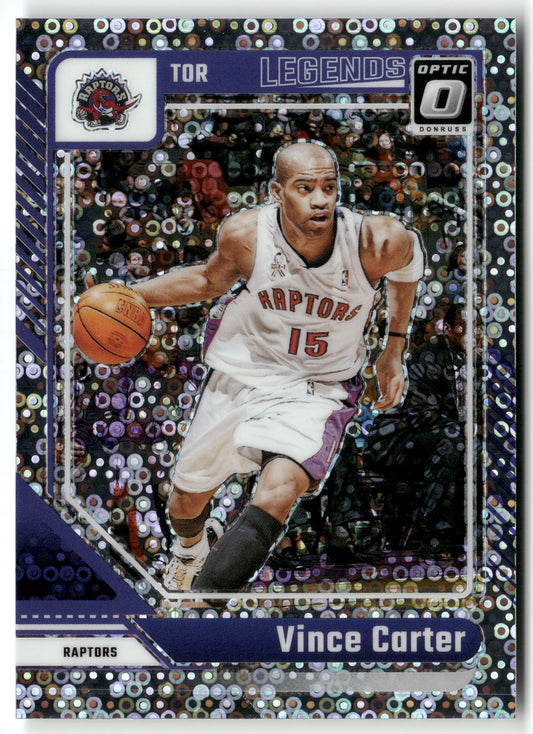 Basketball NBA Vince Carter 2024-25 Panini Donruss Optic Basketball #245 Silver Fast Break Toronto Raptors Trading Card Original