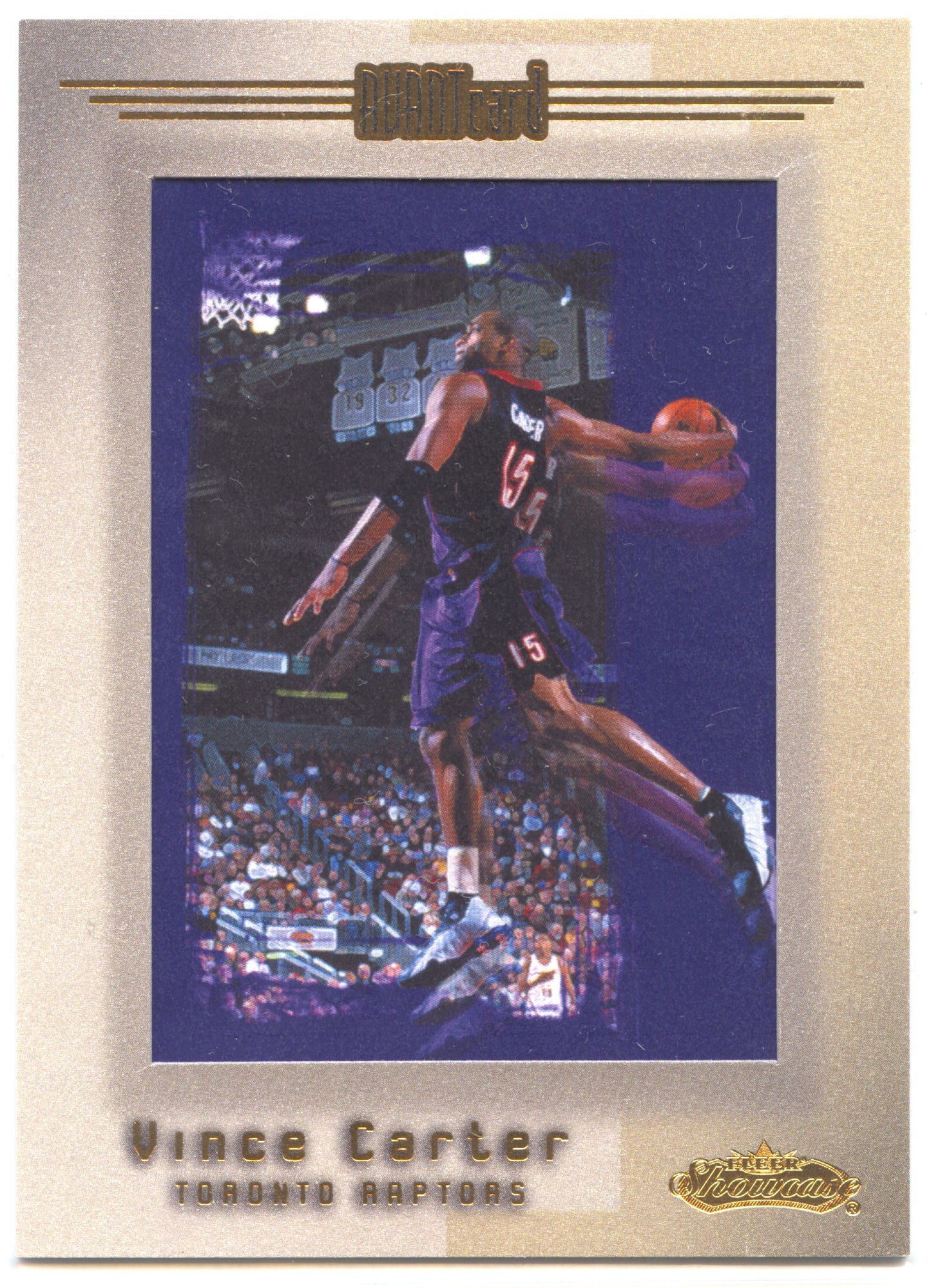 Basketball NBA Vince Carter 2001-02 Fleer Showcase #87 Avant Card Toronto Raptors Trading Card Original