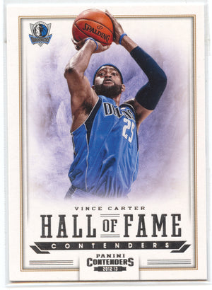 Basketball NBA Vince Carter 2012-13 Panini Contenders Basketball #15 Hall Of Fame SSP Dallas Mavericks Trading Card Original