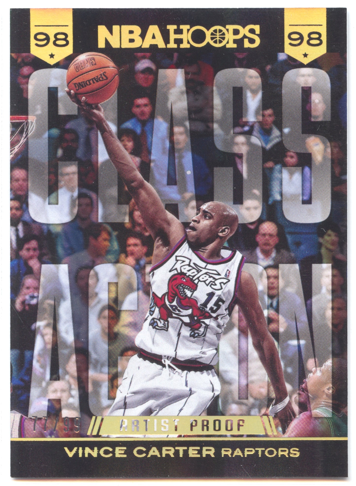 Basketball NBA Vince Carter 2014-15 NBA Hoops #13 Artist Proof Toronto Raptors Trading Card Original