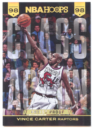 Basketball NBA Vince Carter 2014-15 NBA Hoops #13 Artist Proof Toronto Raptors Trading Card Original