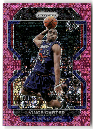 Basketball NBA Vince Carter 2021-22 Panini Prizm Basketball #246 Pink Fast Break Prizm 22/50 Toronto Raptors Trading Card Original