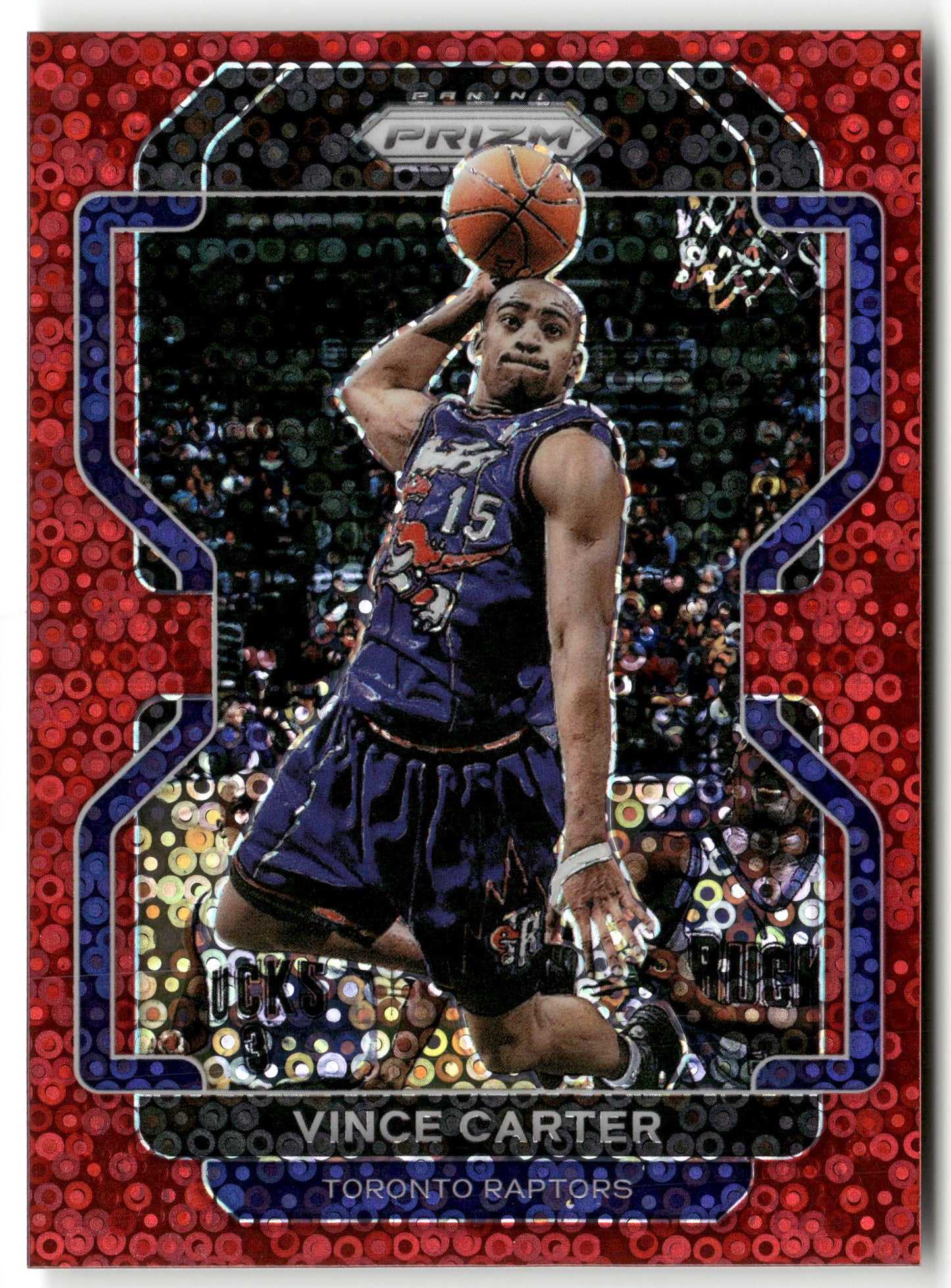 Basketball NBA Vince Carter 2021-22 Panini Prizm Basketball #246 Red Fast Break Prizm 078/100 Toronto Raptors Trading Card Original