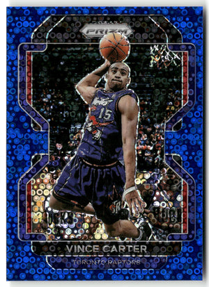 Basketball NBA Vince Carter 2021-22 Panini Prizm Basketball #246 Blue Fast Break Prizm Toronto Raptors Trading Card Original
