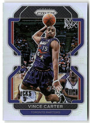 Basketball NBA Vince Carter 2021-22 Panini Prizm #246 Silver Prizm Toronto Raptors Trading Card Original