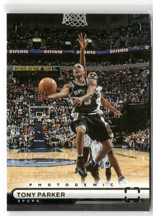 Basketball NBA Tony Parker 2022-23 Panini Photogenic Basketball #94 San Antonio Spurs Trading Card Original