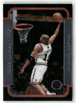 Basketball NBA Vince Carter 2003-04 Bowman Chrome Rookies and Stars Basketball #45 Base Chrome Toronto Raptors Trading Card Original