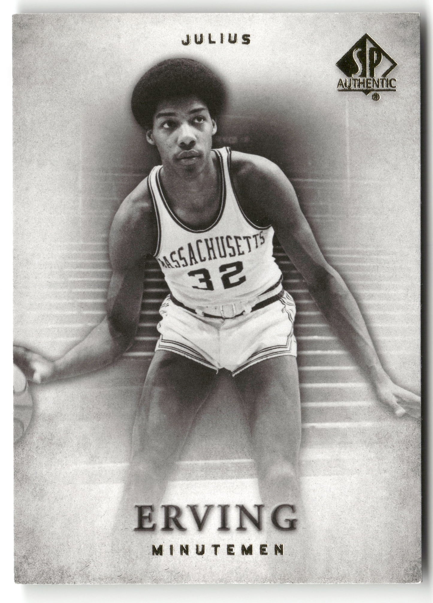 Basketball NBA Julius Erving 2012-13 SP Authentic Basketball #13 Massachusetts Minutemen Trading Card Original