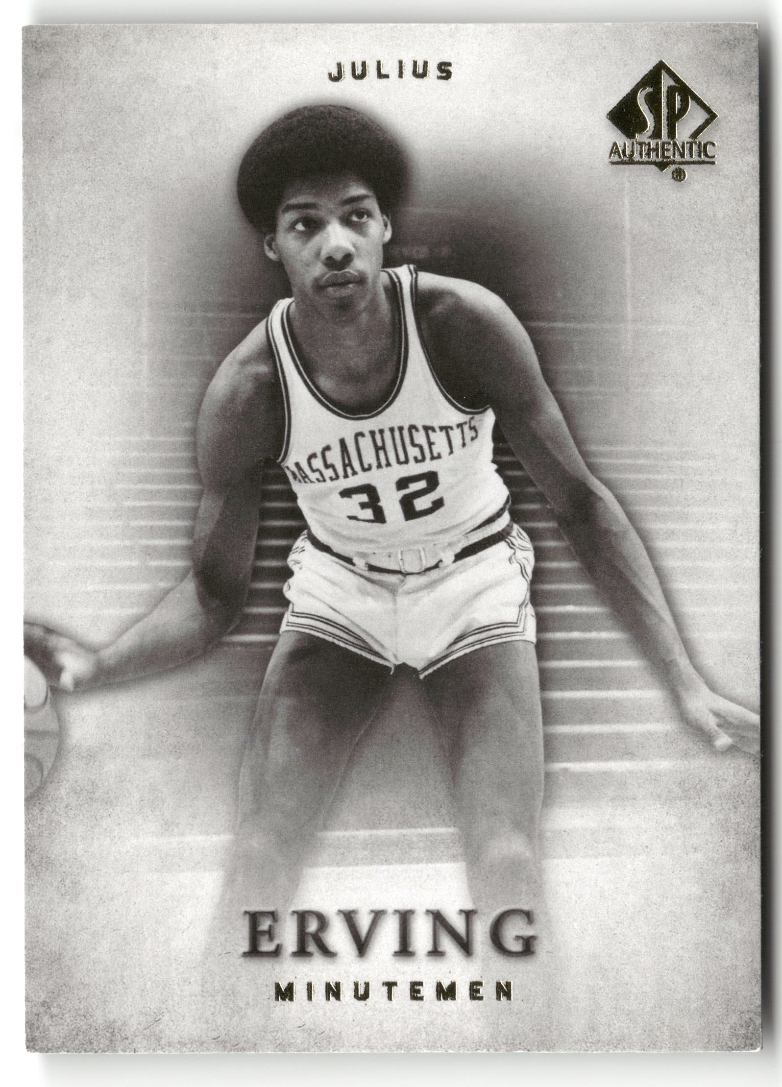 Basketball NBA Julius Erving 2012-13 SP Authentic Basketball #13 Massachusetts Minutemen Trading Card Original