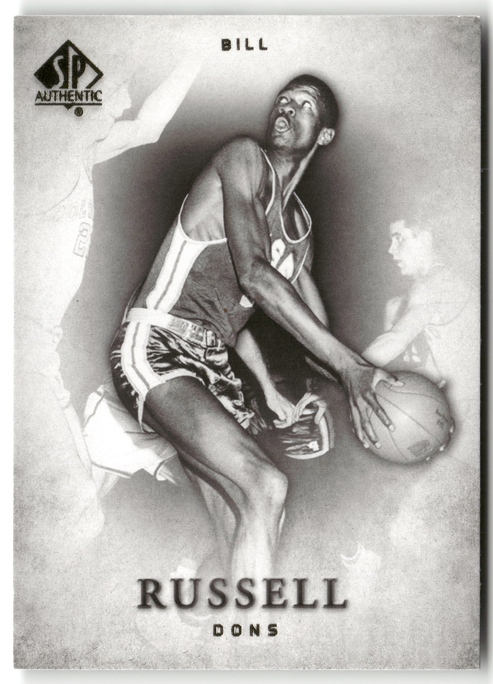 Basketball NBA Bill Russell 2012-13 SP Authentic Basketball #11 San Francisco Dons Trading Card Original