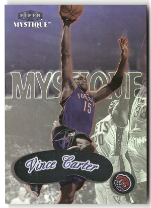 Basketball NBA Vince Carter 1999-00 Fleer Mystique #94 Rainbow Foil Toronto Raptors Trading Card Original