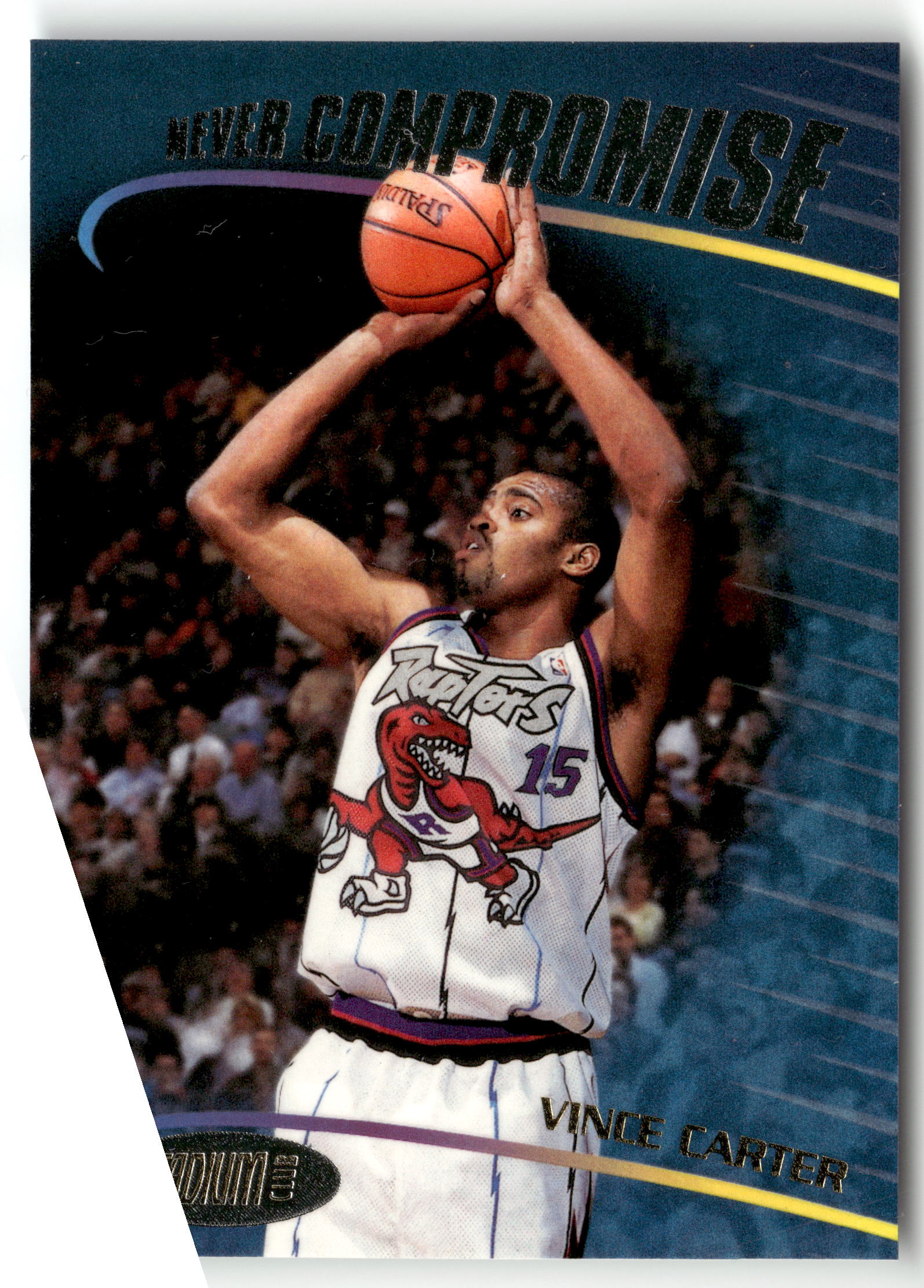 Basketball NBA Vince Carter 1999 Topps Stadium Club #NC15 Never Compromise Insert Toronto Raptors Trading Card Original