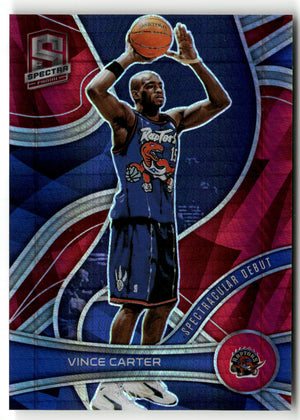 Basketball NBA Vince Carter 2021-22 Panini Spectra Basketball #163 Red-Purple Color Match Toronto Raptors Trading Card Original